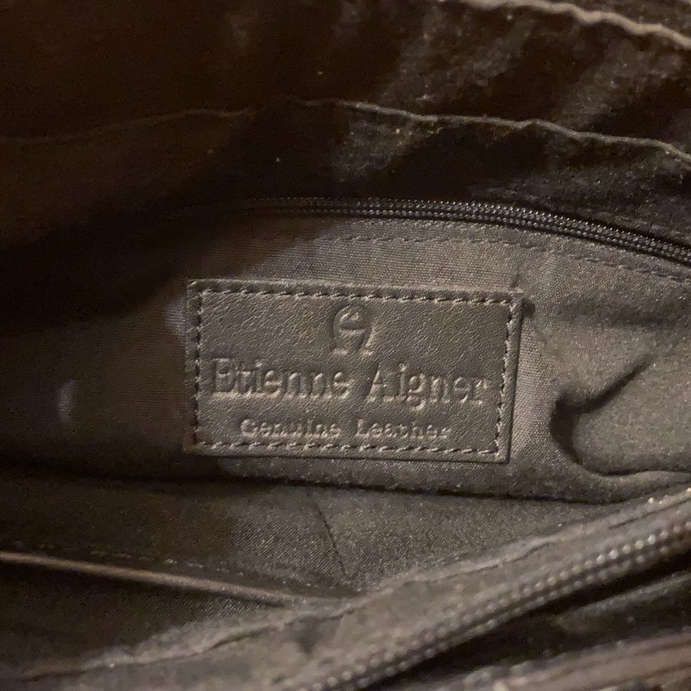 ETIENNE AIGNER Black Leather Handbag/Purse - Picture 3 of 3